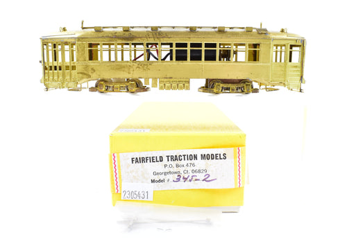 HO Brass Fairfield Models 345-2 CSL - Chicago Surface Lines Two Man City Car