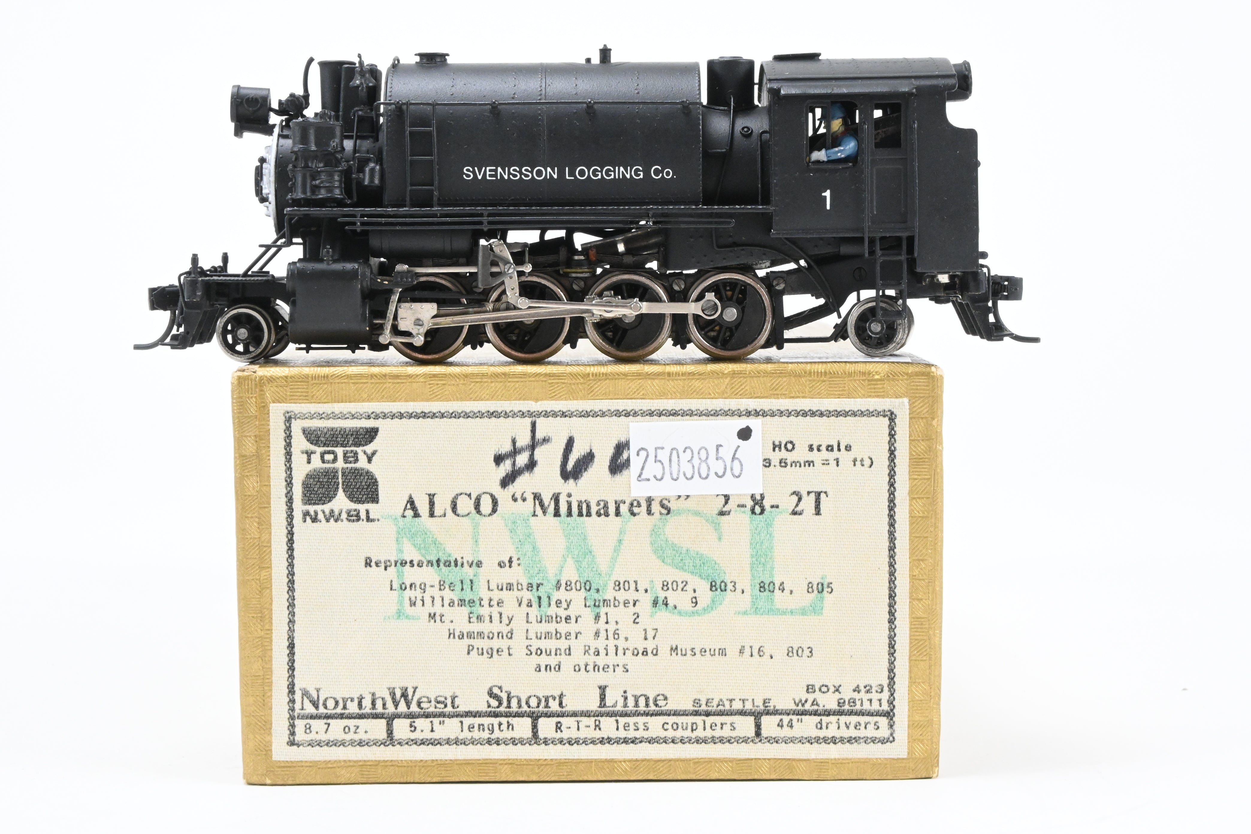 HO Brass NWSL - Northwest Short Line Alco 