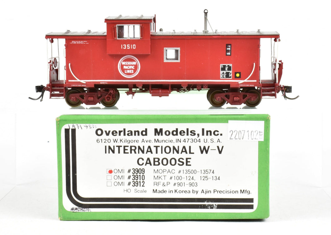 HO Brass OMI - Overland Models, Inc. MP - Missouri Pacific International W-V Caboose Factory Painted
