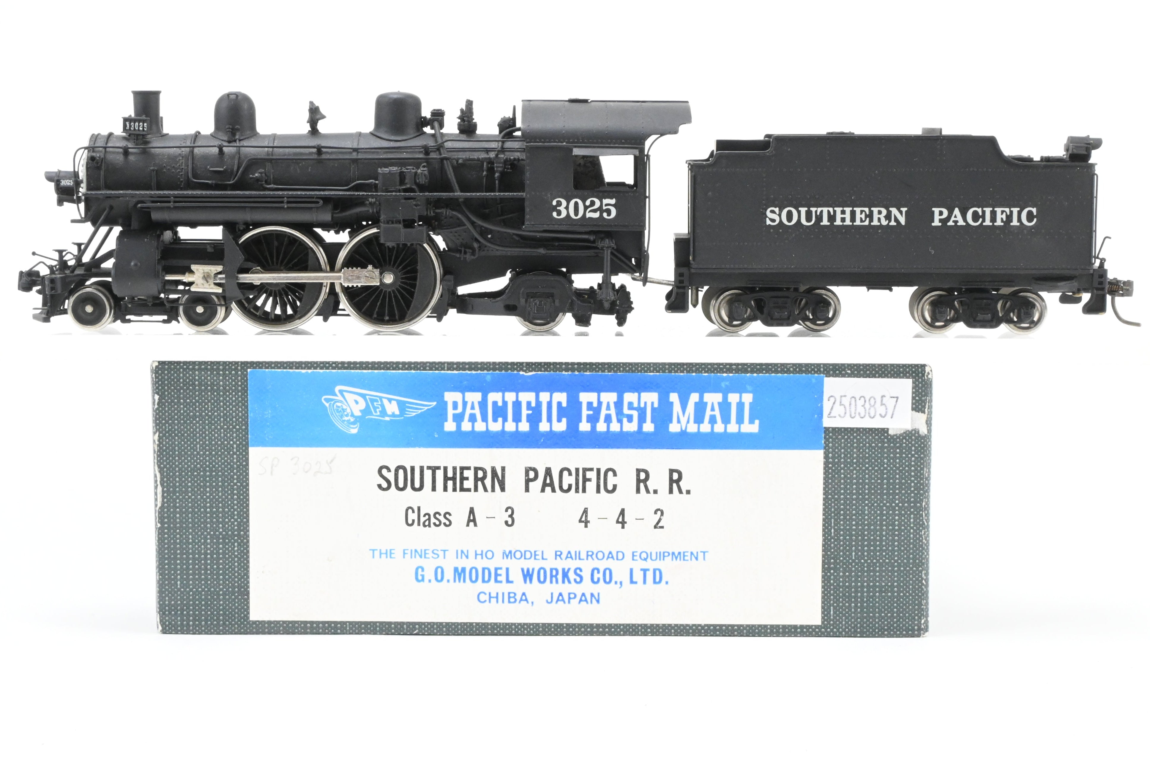 PFM Sn3 D&RGW C-16 2-8-0 #223 完成品 SP – Southern Pacific – Tagged 