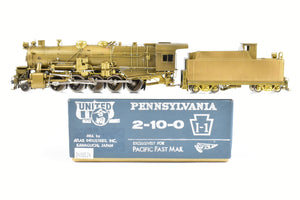 HO Brass PFM - United PRR - Pennsylvania Railroad I-1 2-10-0 Decapod