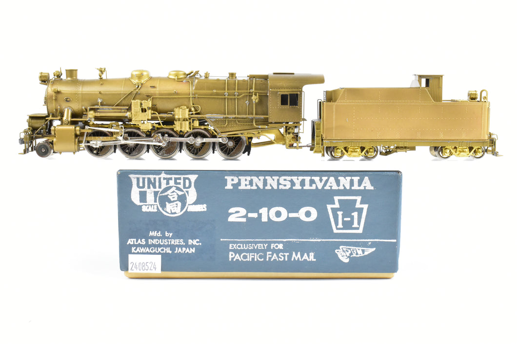 HO Brass PFM - United PRR - Pennsylvania Railroad I-1 2-10-0 Decapod