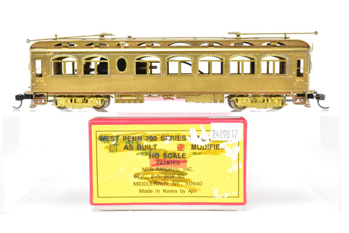 HO Brass MTM - Midwest Trolley Museum CA&E - Chicago Aurora & Elgin #300-308 Series Car WRONG BOX