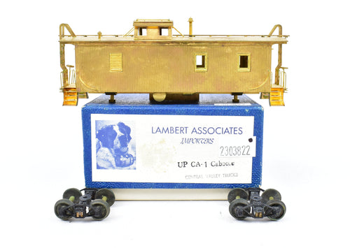 HO Brass Lambert UP - Union Pacific CA-1 Caboose with Central Valley Trucks