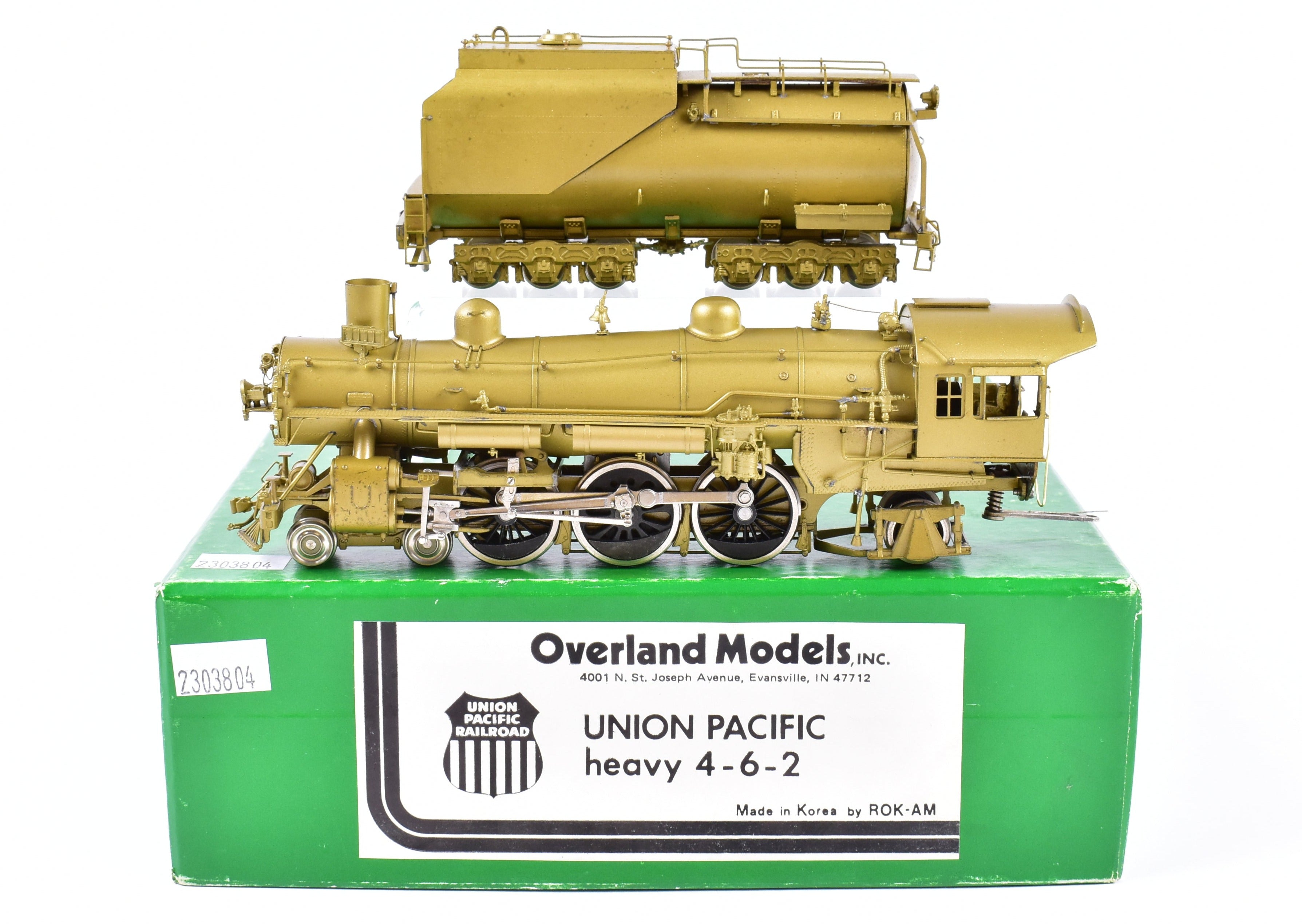 HO Brass OMI - Overland Models Inc. UP - Union Pacific Heavy 4-6-2