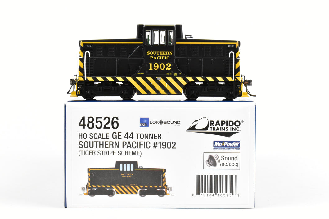HO NEW Rapido Trains, Inc. SP -Southern Pacific GE 44 Tonner FP #1902 (Tiger Stripe Scheme) w/ESU DCC/Sound