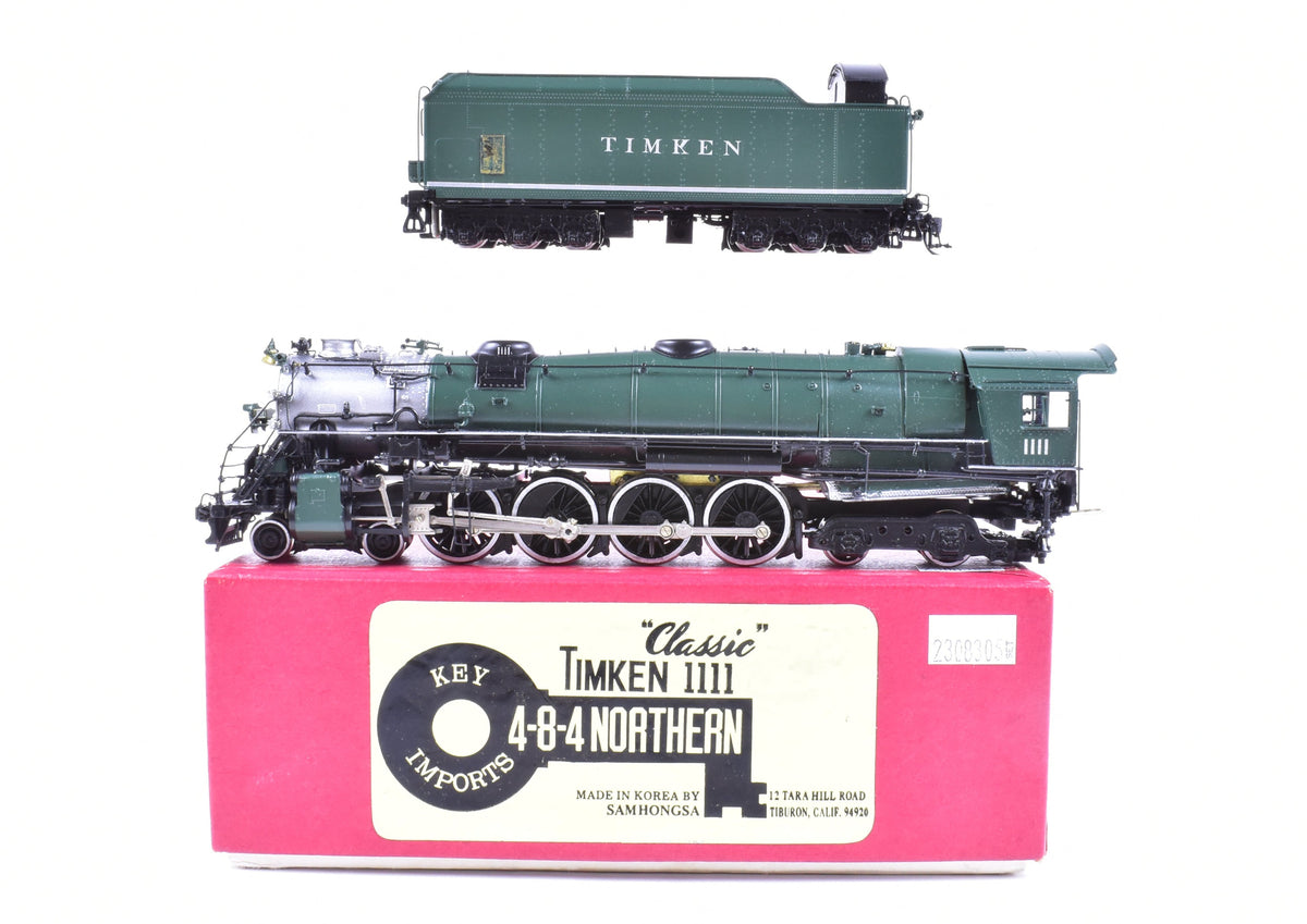 vintage an・an no.8 HO Brass - W&R Timken #1111 Four Aces 4-8-4 Northern - Green