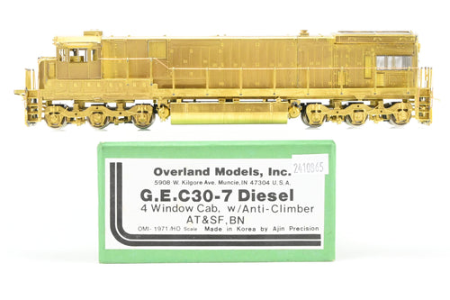 HO Brass OMI - Overland Models Inc. BN - Burlington Northern or ATSF - Santa Fe GE C30-7 Four Window Cab w/Anticlimber