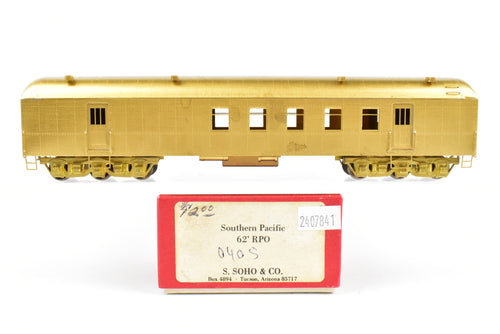 HO Brass S. Soho & Co. SP - Southern Pacific 62'  Harriman Railway Post Office Car
