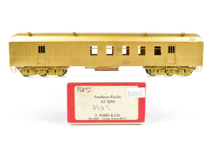 HO Brass S. Soho & Co. SP - Southern Pacific 62'  Harriman Railway Post Office Car