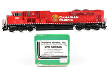 Load image into Gallery viewer, HO Brass CON OMI - Overland Models, Inc. CPR - Canadian Pacific Railway  SD90AC Factory Painted No. 9303 W/DCC
