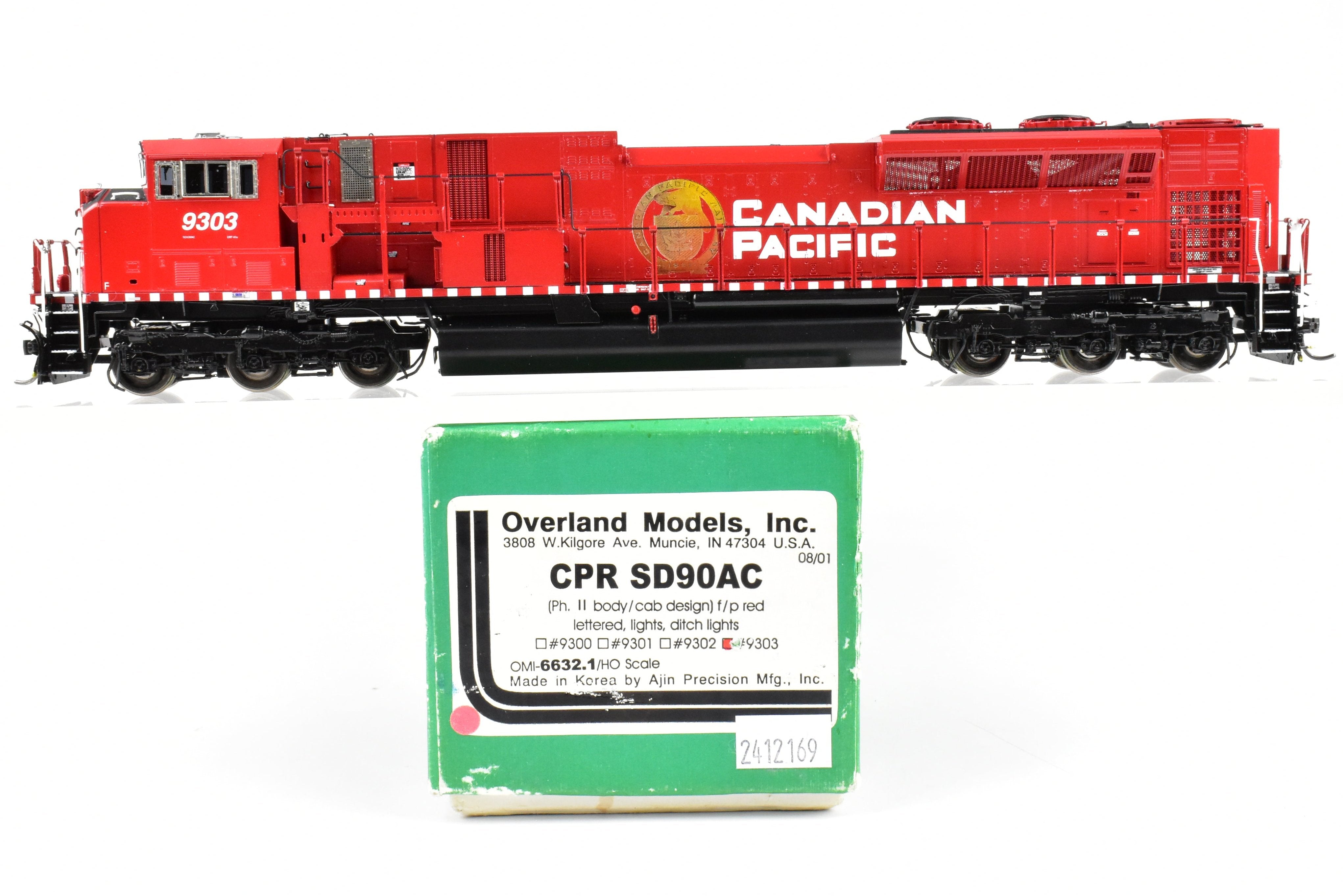 HO Brass CON OMI - Overland Models, Inc. CPR - Canadian Pacific