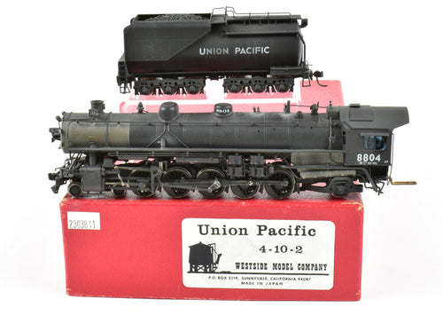 HO Brass Westside Model Co. UP - Union Pacific 8800 Class 4-10-2 Custom Painted No. 8804