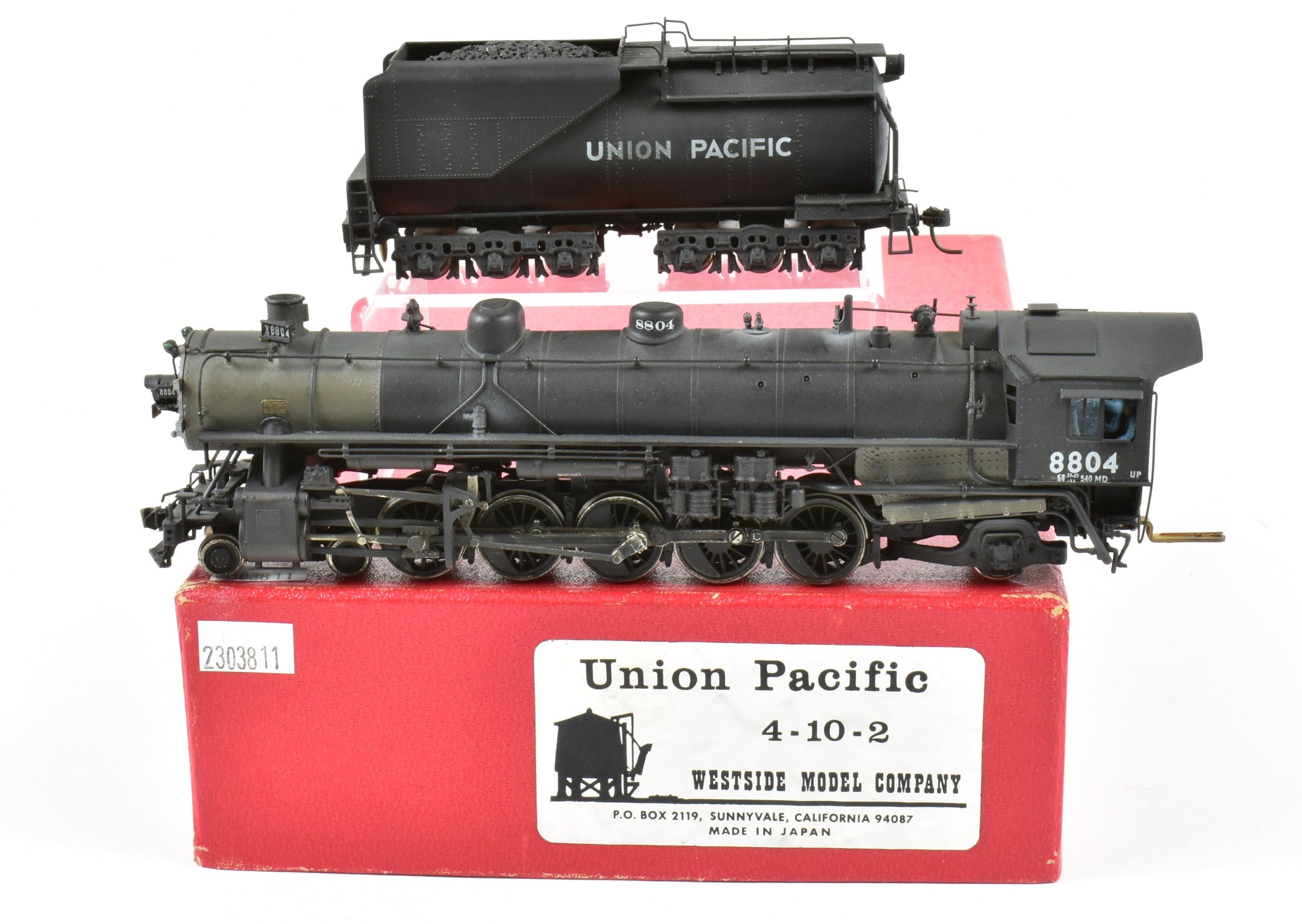 UNION PACIFIC 2-10-2 #5003 塗装済み完成品 UNION PACIFIC 2-10-2 #5003 Painted and complete Used from japan
