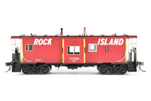 Load image into Gallery viewer, HO Brass CON OMI - Overland Models, Inc. CRI&amp;P - Rock Island Bay-Window Caboose F/P #17200 Light Weathering
