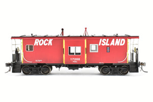 HO Brass CON OMI - Overland Models, Inc. CRI&P - Rock Island Bay-Window Caboose F/P #17200 Light Weathering