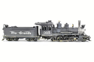 On3 Brass OMI - Overland Models D&RGW - Denver & Rio Grande Western C-18 2-8-0 #315 Switching CP and Weathered 1940's Appearance