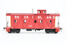 Load image into Gallery viewer, HO Brass OMI - Overland Models, Inc. CRI&amp;P - Rock Island Outside Braced Wood Caboose 2001 Run FP No. 17633 Red w/yellow ends
