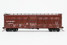 Load image into Gallery viewer, HO Brass Pecos River Brass ATSF - Santa Fe Sk-R Stock Car Custom Painted No. 60771
