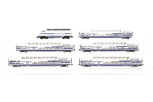 Load image into Gallery viewer, N Athearn Metrolink EMD F59PHI, Three Bombardier Coaches, and Two Control Cars Factory Painted NO BOX
