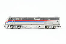 Load image into Gallery viewer, N Brass OMI - Overland Models, Inc. Amtrak GE B-32-8P-DM Dual Mode w/3rd Rail Shoe Castings Factory Painted Phase III No. 706
