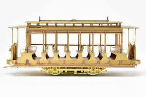 HO Brass MTS Imports Various Roads Brill 10 Bench Open Trolley