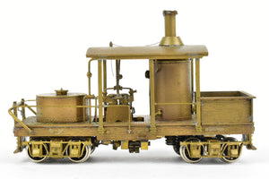 HO Brass NWSL - Northwest Short Line Various Roads Class A Climax 12 Ton Vertical Boiler Logging Locomotive