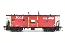 Load image into Gallery viewer, HO Brass CON OMI - Overland Models, Inc. CRI&amp;P - Rock Island Bay-Window Caboose F/P #17200 Light Weathering
