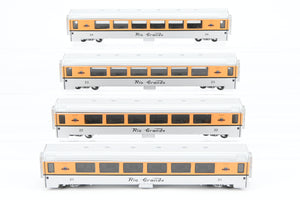 HOn3  D+R Modellbahn D&RGW  - Denver & Rio Grande Western Style "Modern" Passenger Coach 4 Pack