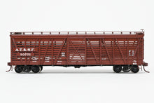 Load image into Gallery viewer, HO Brass Pecos River Brass ATSF - Santa Fe Sk-R Stock Car Custom Painted No. 60771
