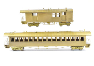 HOn3 Brass NJ Custom Brass Sumpter Valley Coach and Mail-Baggage Car Set