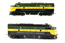 Load image into Gallery viewer, HO Brass Oriental Limited C&amp;NW - Chicago and Northwestern EMD F3A/F3A PH II 1500 HP 2-Unit Set FP Freight Scheme
