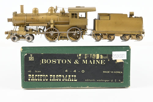 HO Brass PFM - SKI B&M - Boston & Maine A-41F Class 4-4-0 American