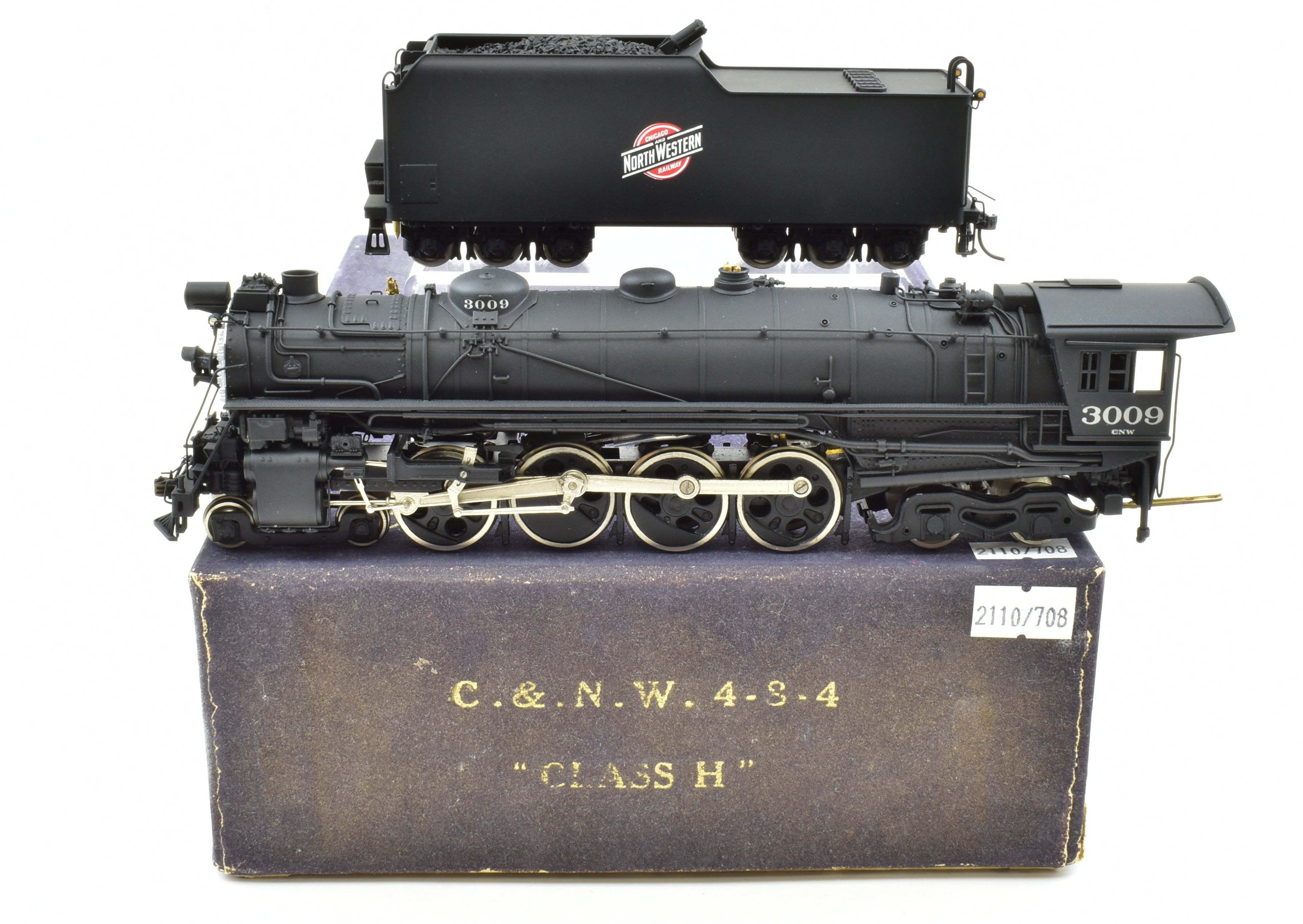 鉄道模型 Fujiyama Kogyo N.W H-1 4-8-4 HO Brass CON PFM - Fujiyama C&NW - Chicago & North Western