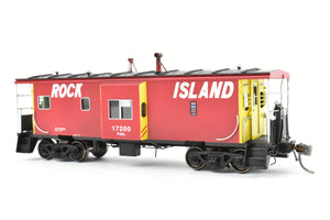 HO Brass CON OMI - Overland Models, Inc. CRI&P - Rock Island Bay-Window Caboose F/P #17200 Light Weathering