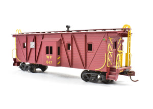 HO Brass Balboa WP - Western Pacific Outside Braced Bay Window Caboose