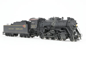HO Brass PFM - Samhongsa WM - Western Maryland 2-8-0 H-9 "800" Series Custom Painted & Weathered