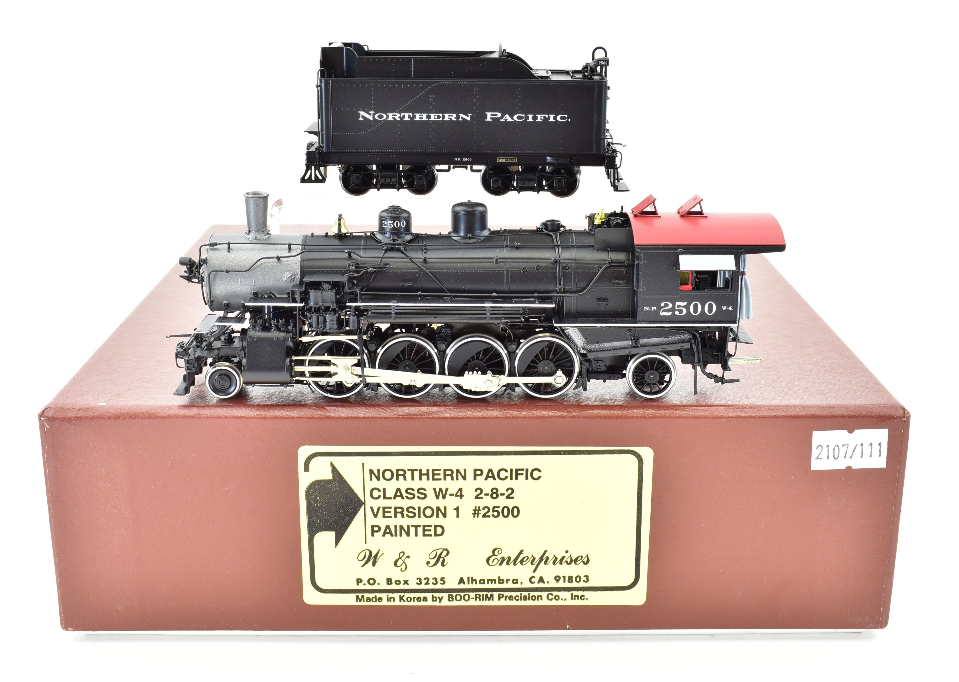 HO Brass CON W&R Enterprises NP - Northern Pacific Class W-4