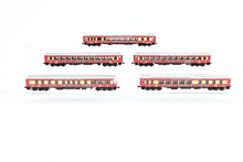 Load image into Gallery viewer, N Micro-Trains Line Various Roads Royal American Shows Trains Set 5-Pack
