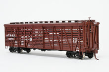 Load image into Gallery viewer, HO Brass Pecos River Brass ATSF - Santa Fe Sk-R Stock Car Custom Painted No. 60771
