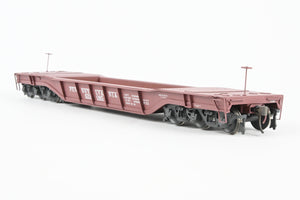 O Brass Alco Models PRR - Pennsylvania Railroad F33 Greenville Well Flat Custom Painted & Weathered No. 470095