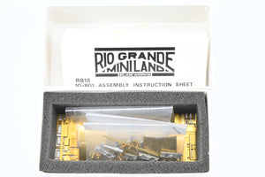 HOn30 Brass Joe Works Rio Grande Miniland D&RGW - Denver & Rio Grande Western Short Caboose Kit