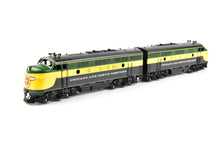 Load image into Gallery viewer, HO Brass Oriental Limited C&amp;NW - Chicago and Northwestern EMD F3A/F3A PH II 1500 HP 2-Unit Set FP Freight Scheme
