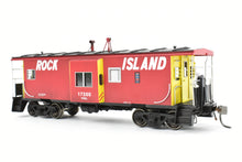 Load image into Gallery viewer, HO Brass CON OMI - Overland Models, Inc. CRI&amp;P - Rock Island Bay-Window Caboose F/P #17200 Light Weathering
