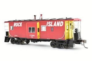 HO Brass CON OMI - Overland Models, Inc. CRI&P - Rock Island Bay-Window Caboose F/P #17200 Light Weathering