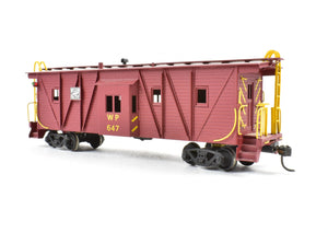 HO Brass Balboa WP - Western Pacific Outside Braced Bay Window Caboose