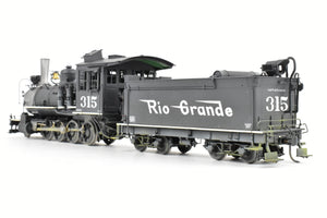 On3 Brass OMI - Overland Models D&RGW - Denver & Rio Grande Western C-18 2-8-0 #315 Switching CP and Weathered 1940's Appearance