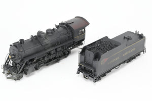 HO Brass PFM - Samhongsa WM - Western Maryland 2-8-0 H-9 "800" Series Custom Painted & Weathered
