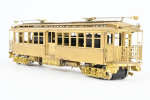 HO Brass WP Car Corp. BRT/BTU - Brooklyn Rapid Transit/Brooklyn Union Elevated 1200 With Trolley Poles