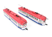 Load image into Gallery viewer, HO Brass Suydam PE - Pacific Electric Double End PCC Car Pair Custom Painted Bicentennial

